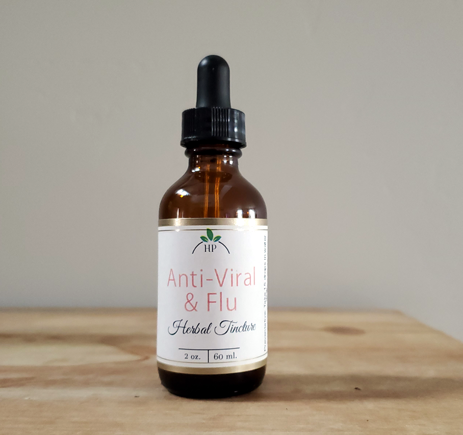 Newly Updated Formula! Anti-Viral & Flu Herbal Tincture, 2 oz. - Summer Sale Until August 14th!