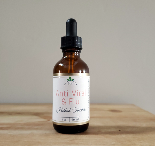 Newly Updated Formula! Anti-Viral & Flu Herbal Tincture, 2 oz. - Summer Sale Until August 14th!