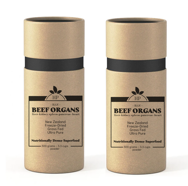 Bulk Beef Organs Blend - Two Bottles - 600 grams - LIMITED SUPPLY!