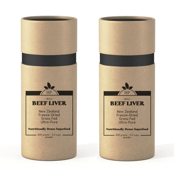 Bulk Beef Liver - Two Bottles - 600 grams - LIMITED SUPPLY!