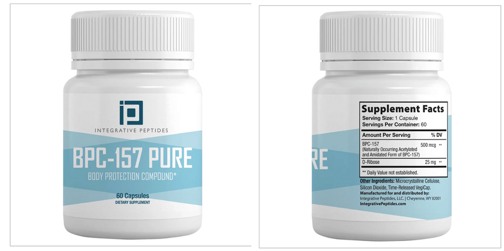 NEW! BPC-157 Integrative Peptides - 60 Capsules