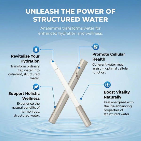 Analemma Structured Water Wand - Silver or Walnut
