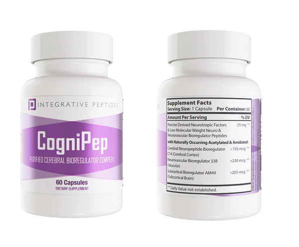 New! CogniPep by Integrative Peptides - 60 Capsules