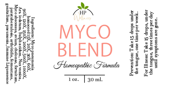 Myco Blend Homeopathic Formula - 2 oz. Bottle
